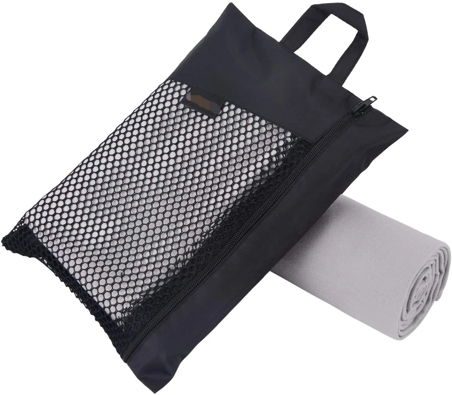 Быстросохнущее компактное впитывающее полотенце из микрофибры для спорта и путешествий с мешочком подходит для тренажерного зала, занятий спортом, плавания, йоги, пешего туризма, кемпинга