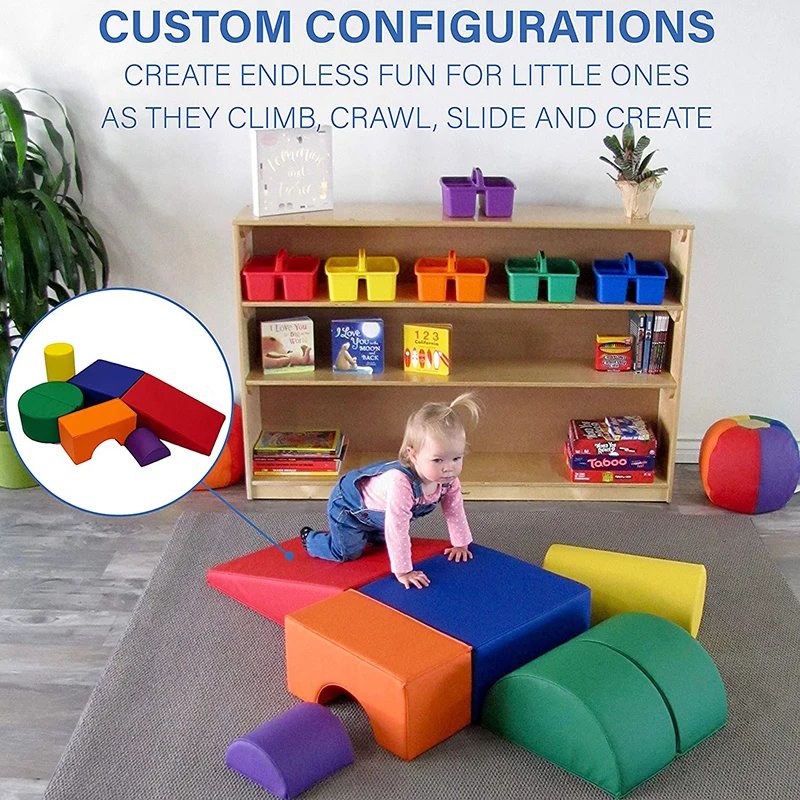 2024 New Style Soft Play Toys Set Indoor Playground Equipment Kids Soft Play Area Set For Sales OEM