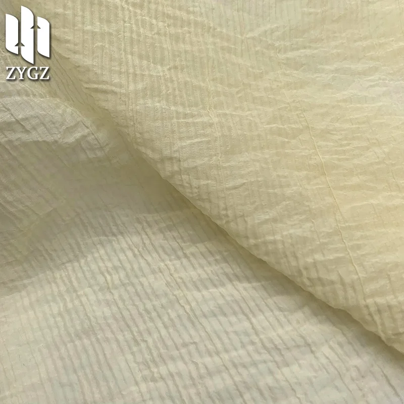 New Tencel nylon blended crepe fabric lightweight breathable crepe fabric rayon wholesale