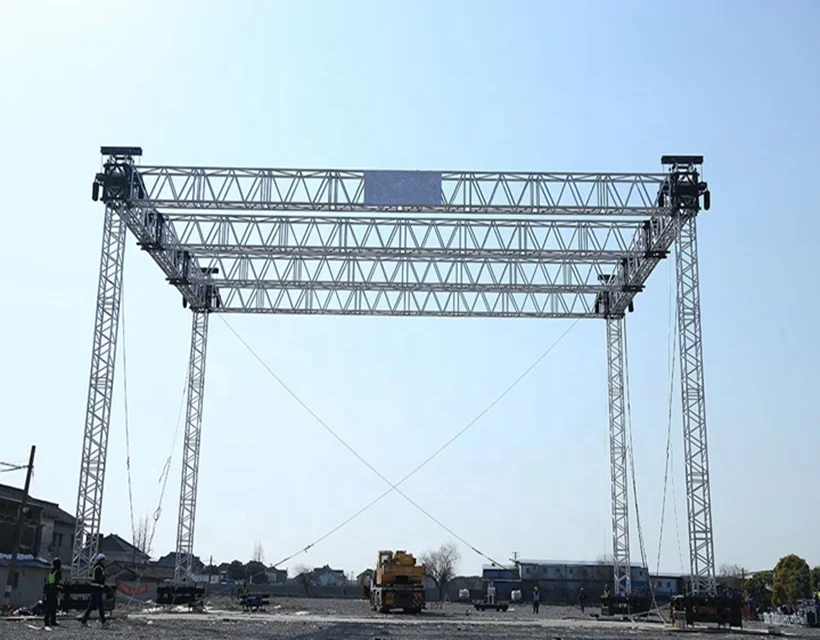Top quality roof truss 6082-T6 Aluminum Lighting Concert Exhibition Stage Roof Truss