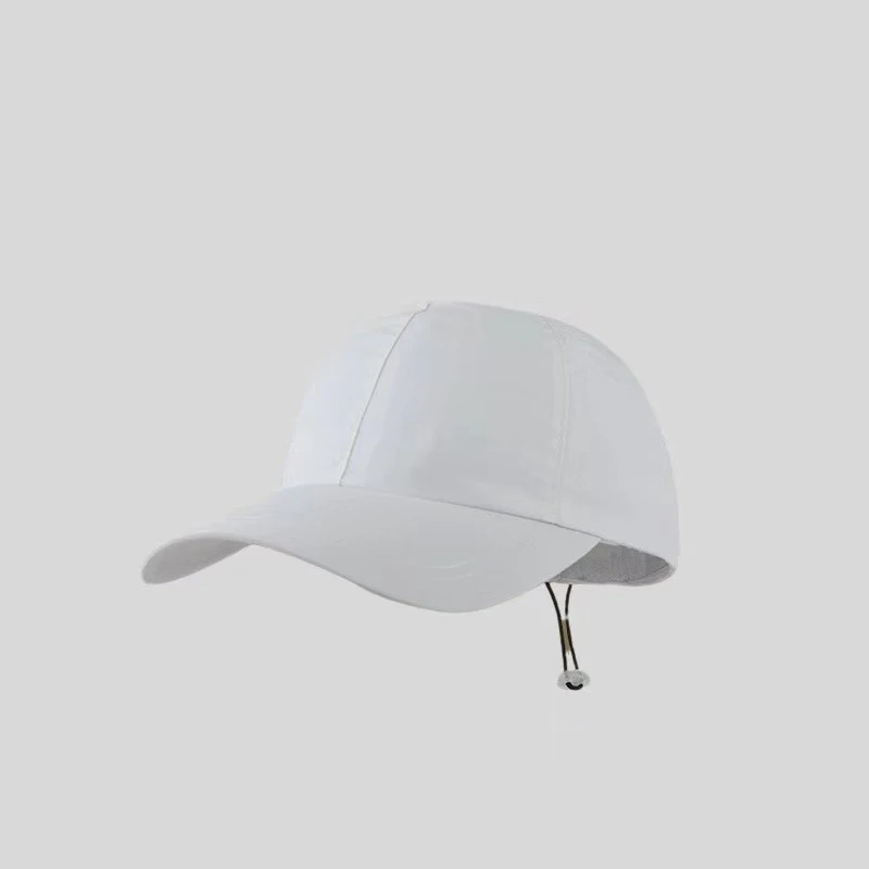 Outdoor sports quick drying Baseball cap breathable ultra lightweight nylon soft top sport baseball cap with drawstring