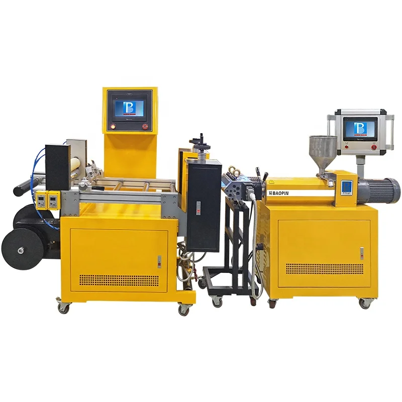 Plastic sheet extrusion line/single screw