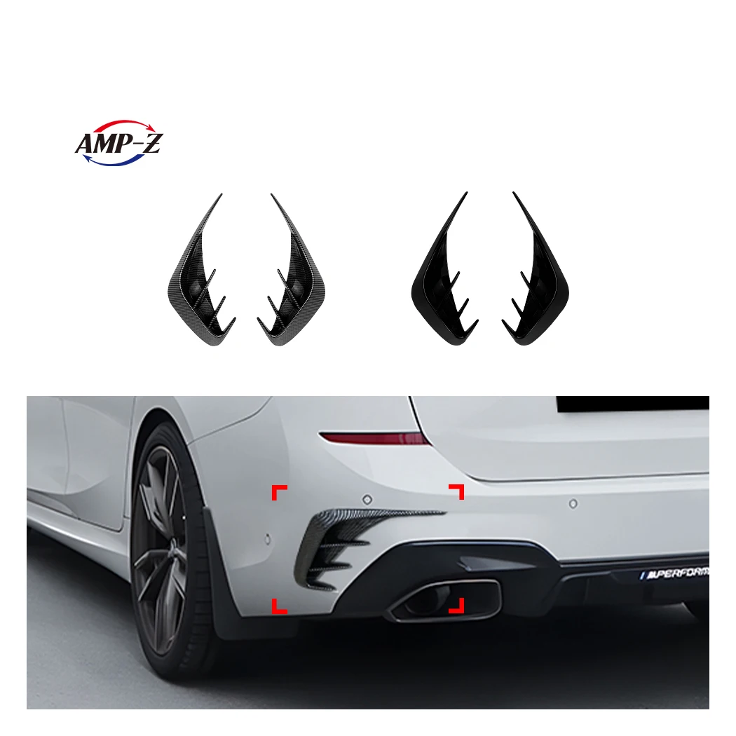 G21 карбоновый черный абс задний бампер разветвитель заднего бампера флаг комплекты кузова для BMW 3 серии Touring M Sport 2019-2022