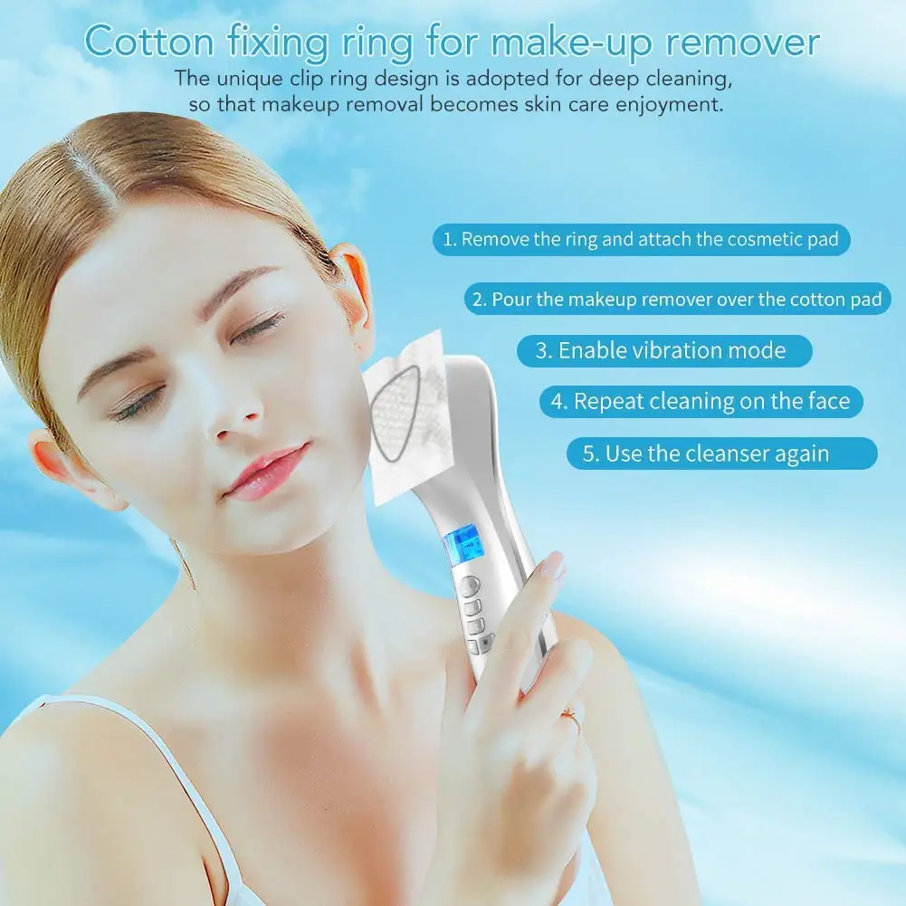 Hot and Cool Skin Care Facial Massager Portable Handheld Vibration Face Care Beauty Device Wrinkle Remover Beauty Machine