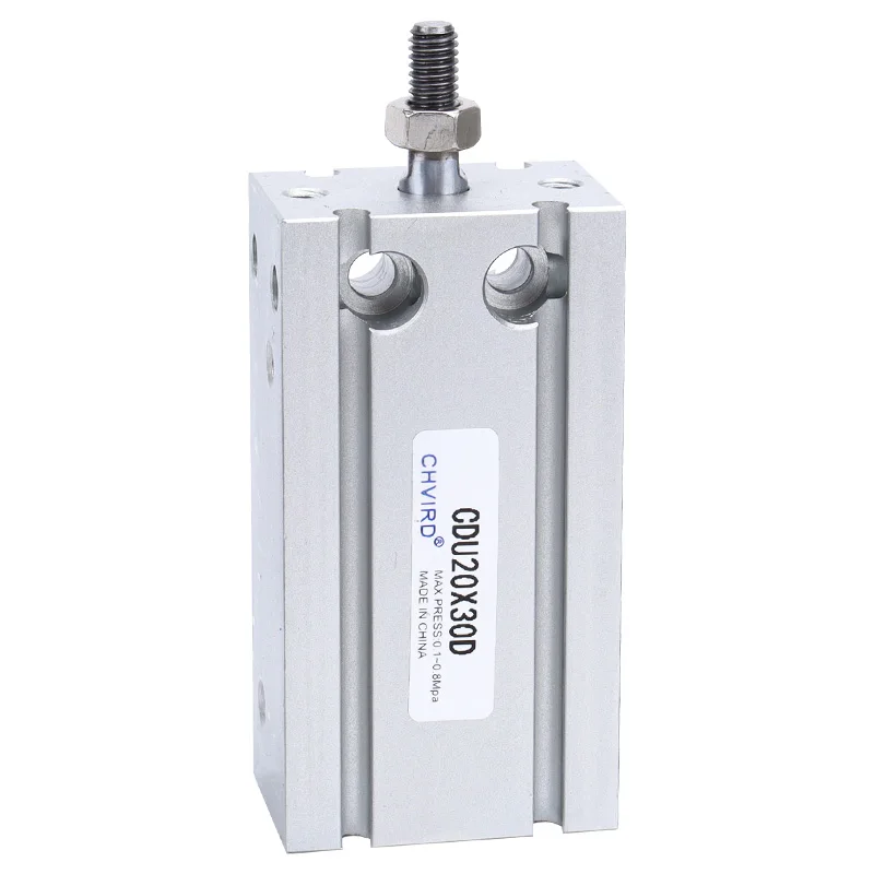 Factory price of CDU Series Free Mount Multi Position Small Air Ram pneumatic Compact Cylinder