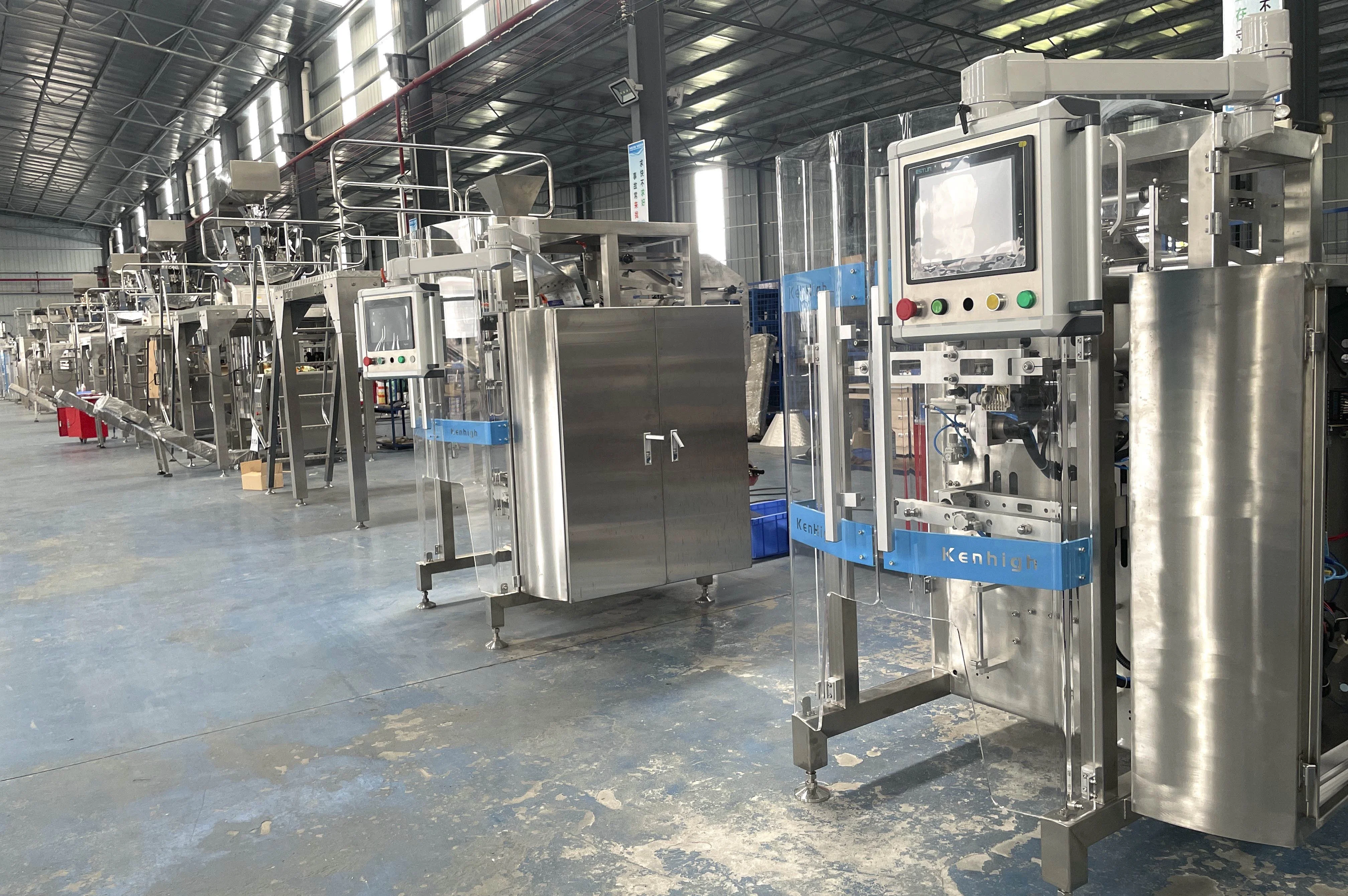 China Automatic VFFS Organic Fertilizer Starch Flour Seasoning Sugar Spices Coffee Powder Packing Machine