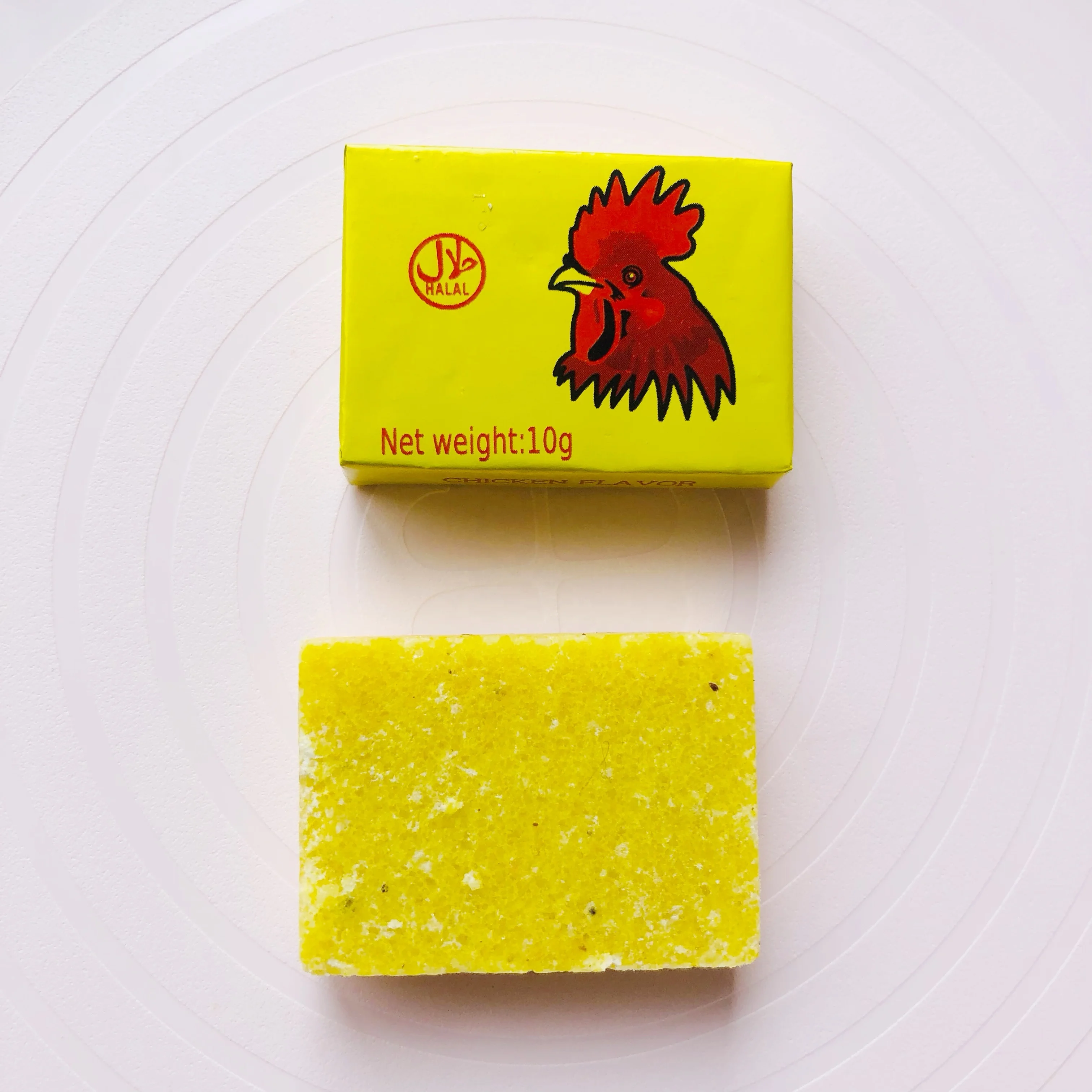 Factory 10*60*24 packing Chicken bouillon cube taste like Maggie flavored seasoning cube
