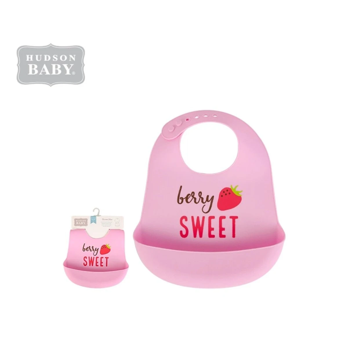 Baby Silicone Drooler Bibs Strawberry 1PK 100% Silicone No.00588CH