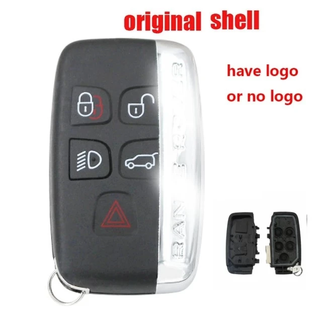 5 Buttons For Land Rover Range Rover Sport Discovery 4 Evogue LR4 2010-15 Refit for XE XFL Et Jaguar Freelander Car key