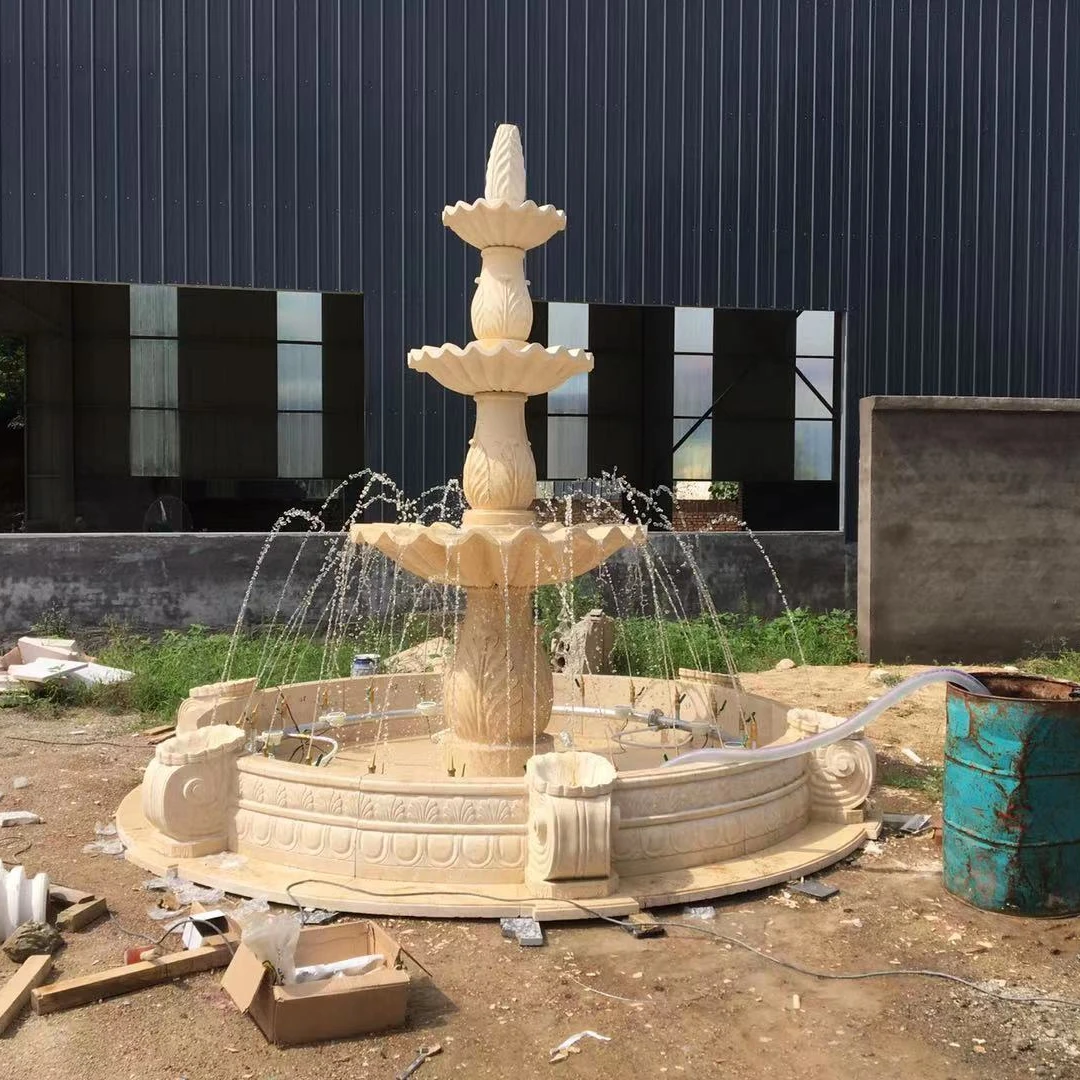 High quality hot selling Rock Stone Waterfall Fountain Garden