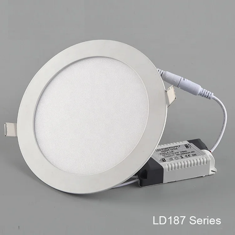 Langde Factory Wholesale Hot Sell Ceiling 18w LED Ultra Thin Slim Round Flat Panel Light Price Manufacture