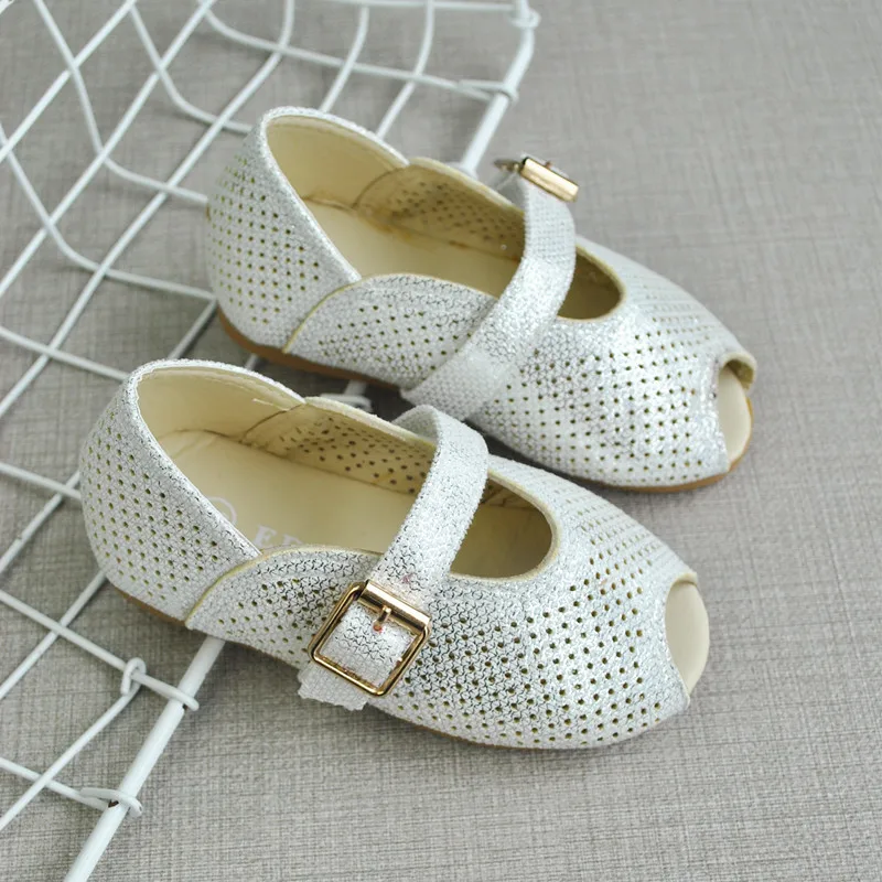 Latest Design New Style girls Sandal Summer Fashion PU  Modern girls shoes lovely kids shoes