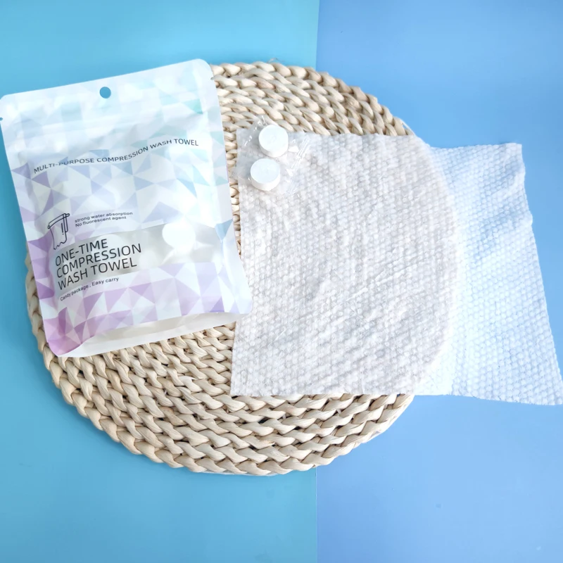 Fast Shipping Absorbent Cotton Compressed Towels Tablets Medical Grade Travel Towels  Tissue Face Towels For Gym