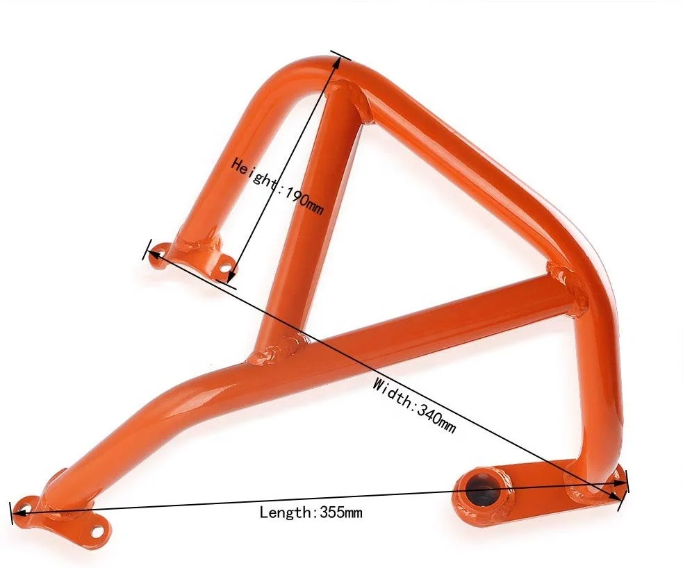  REALZION защитная полоса двигателя мотоцикла защита от ударов для KTM DUKE 690 2013 2014