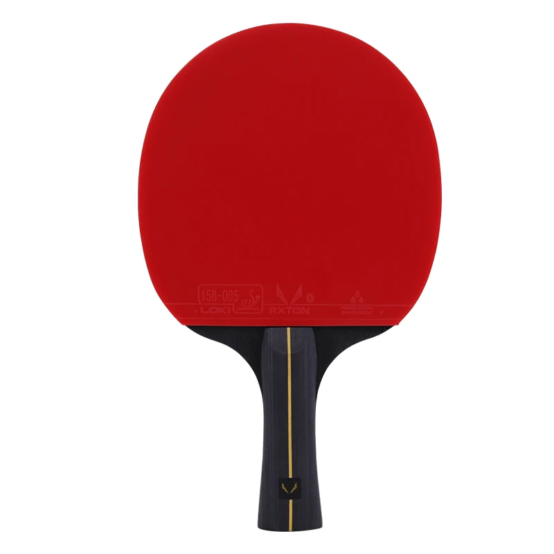 Loki Rxton Cheaper 7Ply High Quality ITTF Rubber Certification Table Tennis Racket Set With Six Ping Pong Balls And A Net