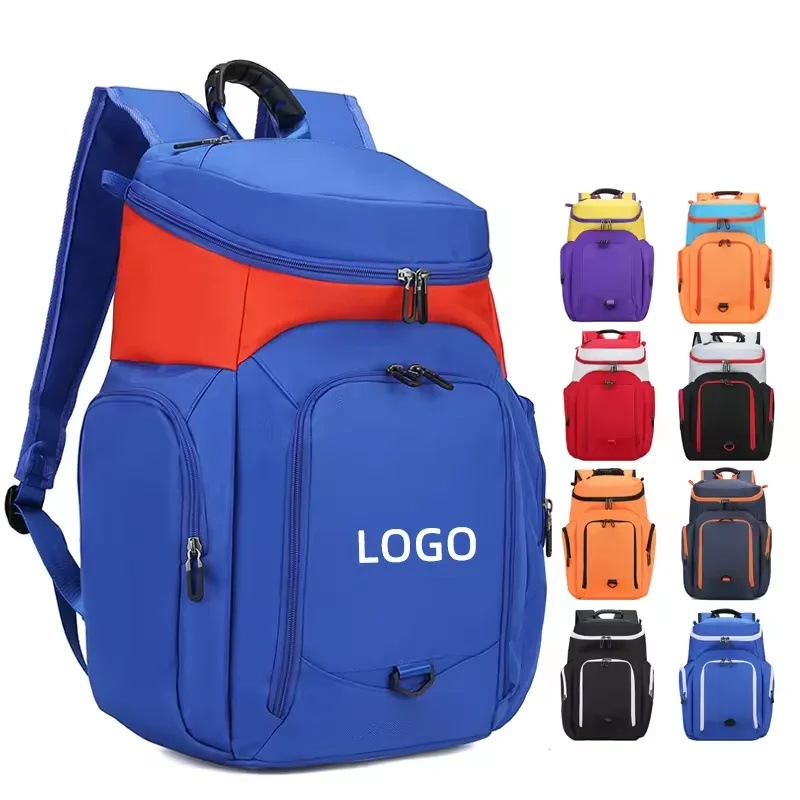 Customized outdoor unisex Oxford Youth Football Gym bag basketball backpack Casual Sports School soccer team Training Backpacks