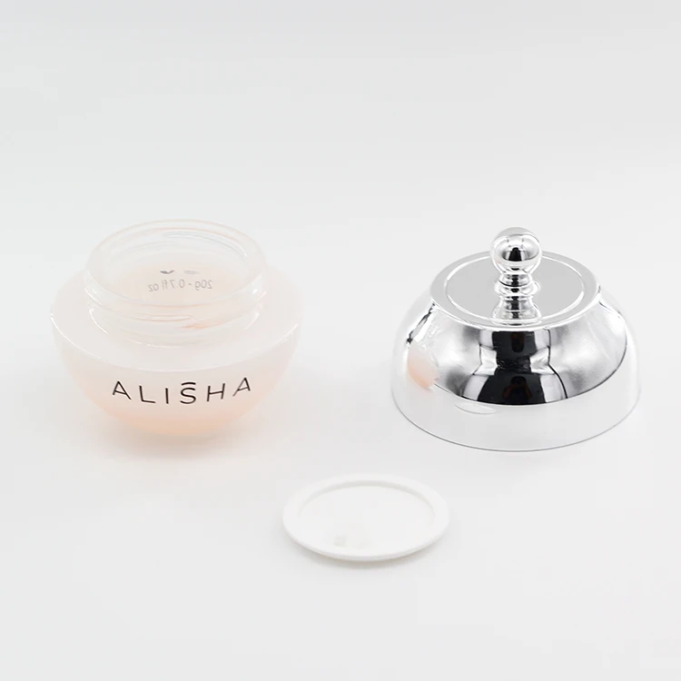 
Wholesale Luxury Design 20g Custom Logo Glass Jar For Face Cream Cosmetics Packaging 