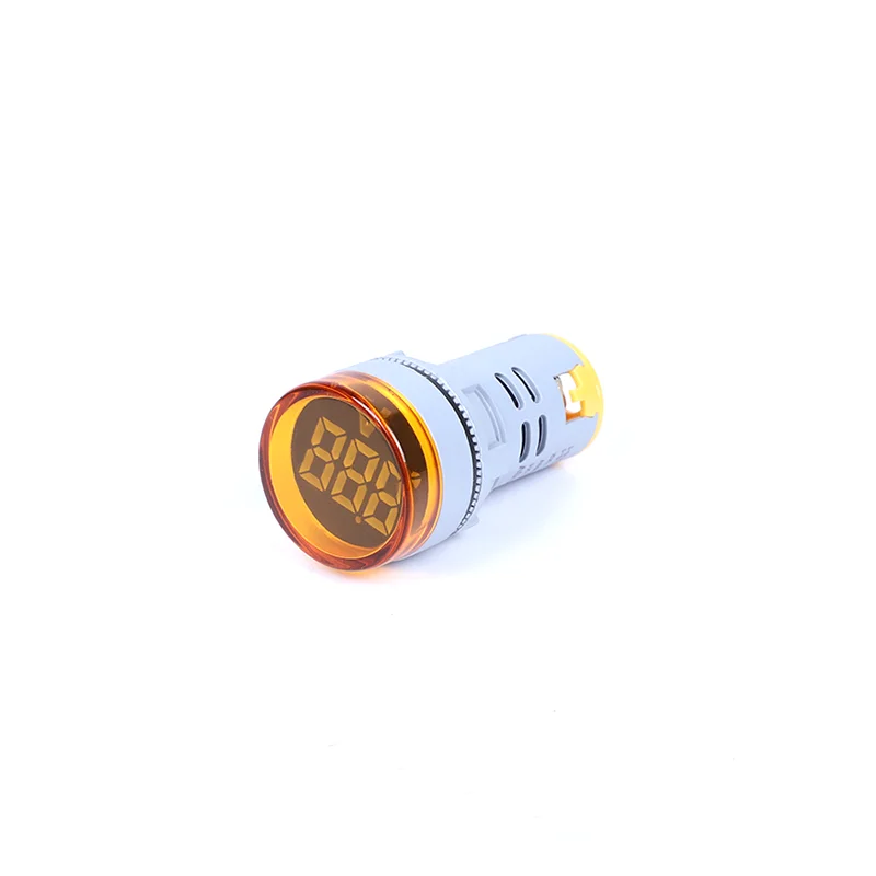 Inventory straight hair digital voltmeter AD16-22DSV  voltage detector 60-500V 22mm round voltimetro digital ac