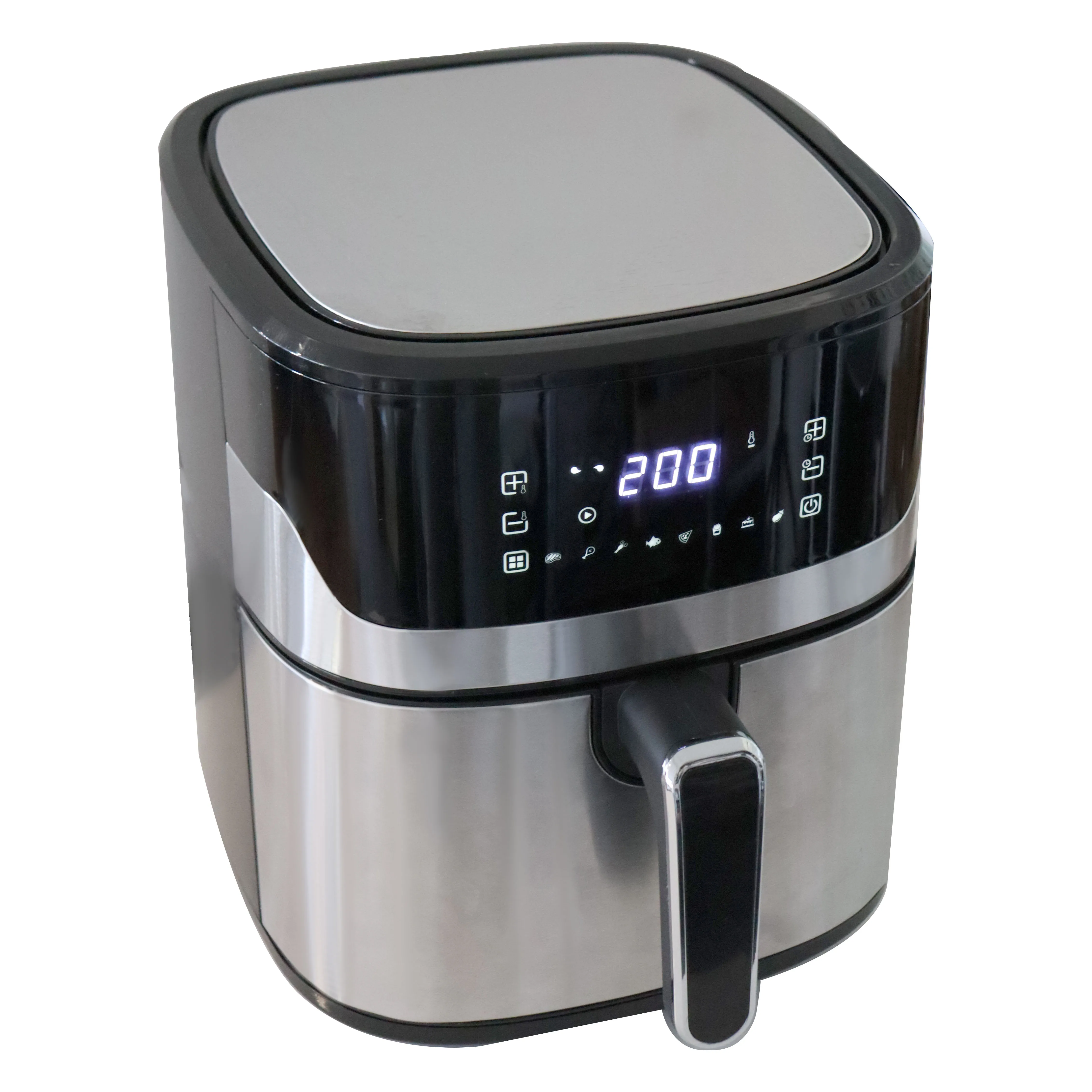 6L new design digital Air fryer grill XXL multifryer with stainless steel drawer freidora de aire sin aceite