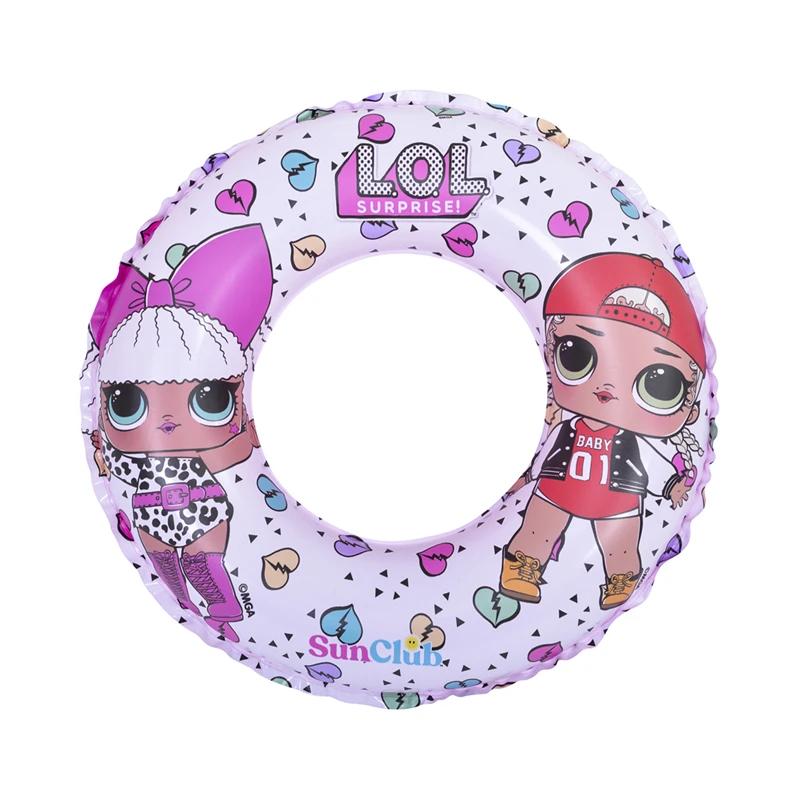 B01 J R Inflatable collar Inflatable collar jilong 35076 LOL Series swim ring inflatable water float lovely  design for kids