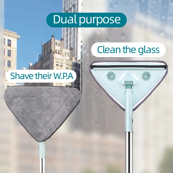 
Latest Microfiber Washable Coral Fabric Chenille Dry Wet Glass Clean Window Cleaner, Dust Mop, 360 Rotating Mop 
