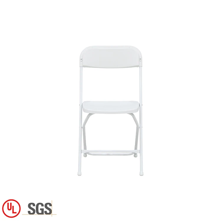 Living room cheap plastic folding chair modern HDPE outdoor white folding chairs for party
