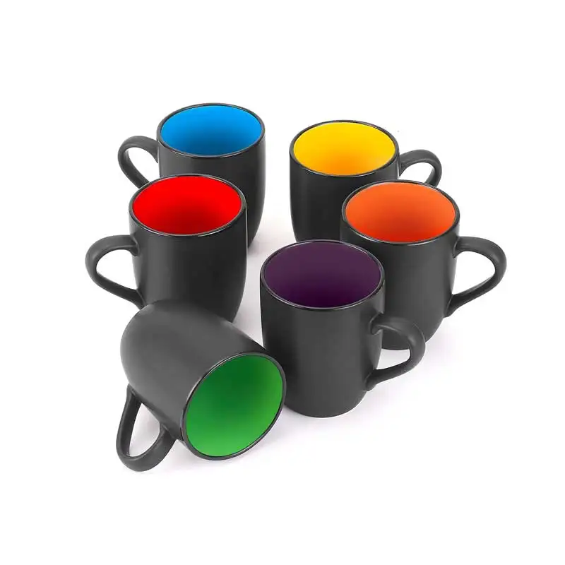 DIY Printed Fashion 12 Ounces Non-toxic Food Safety Fancy Ceramic Mugs