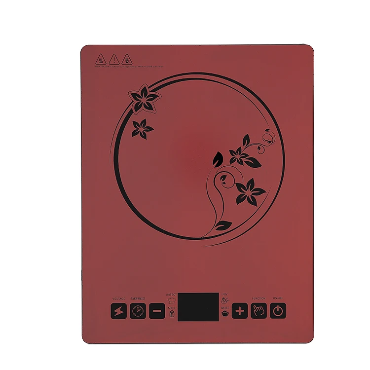 200w induction heating stove single hornillas hot plate electric cooker eurokera with pot