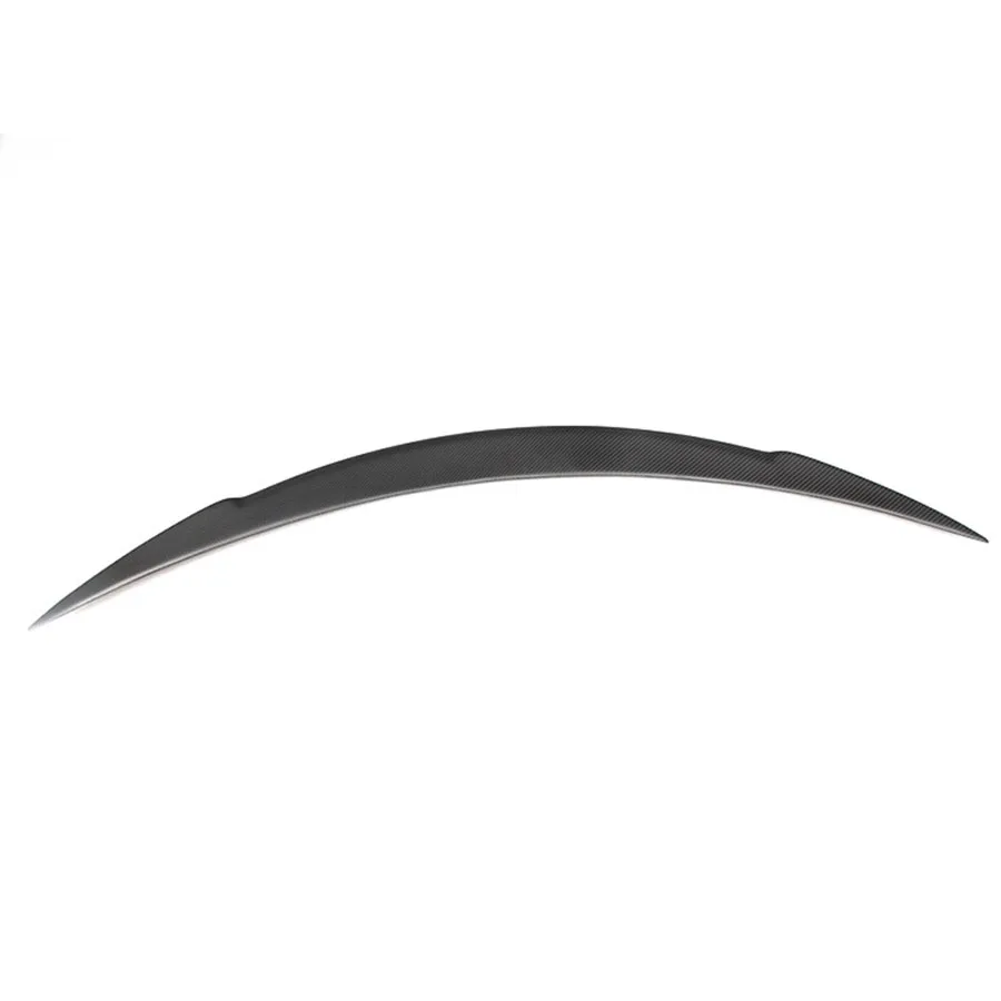 Carbon Fiber Pattern ABS Material Lip Spoiler Exterior Rear Spoiler Kit For Tesla Model 3 2016-2022
