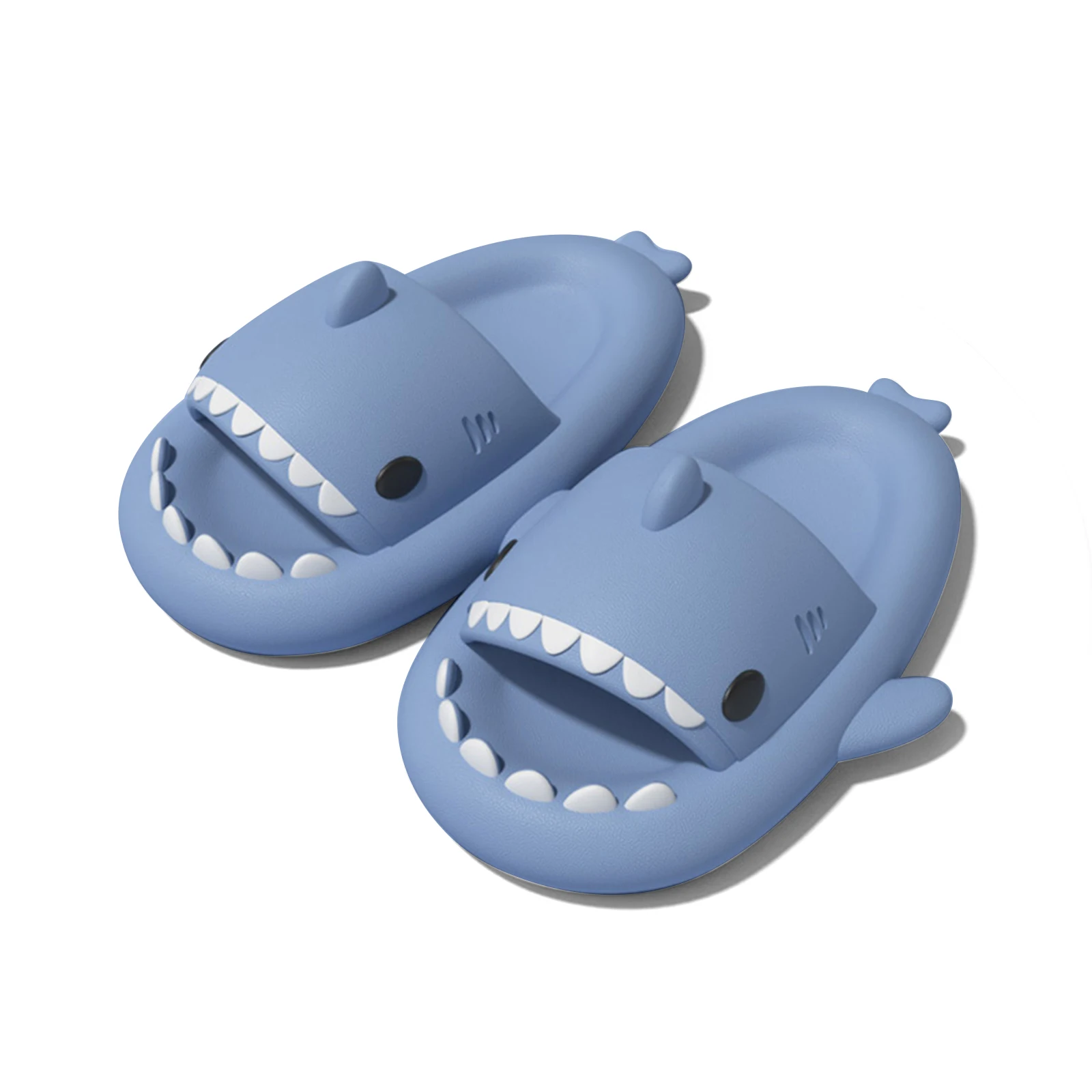 Latest Cute Lightweight Soft Summer Flat Kids Toddlers Cloud Shark Slides