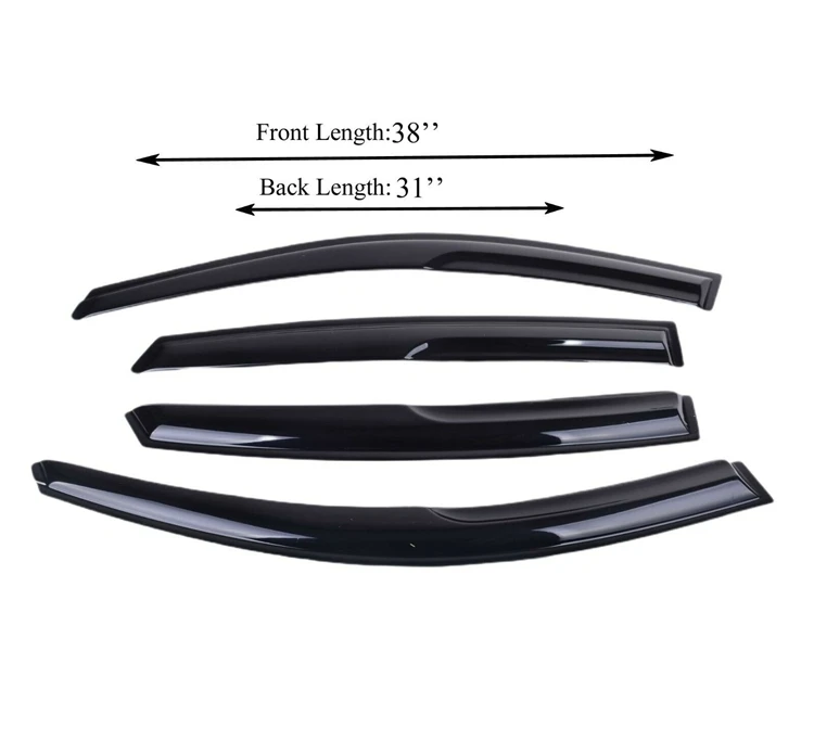 Aibyiar Hot Sales Auto Car Door Side Window Visors Deflectors For HONDA ACCORD 2018-2022