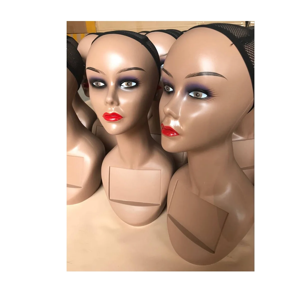 FREE SAMPLE Realistic Female Mannequin Head Wig  for Display Manikin for Wig
