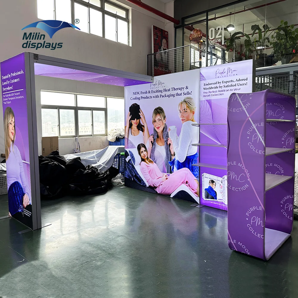 Aluminum Profile SEG Frameless Wall Advertising Fabric Led Frame Backlit Display Portable Save Manpower Fabric Light Box factory