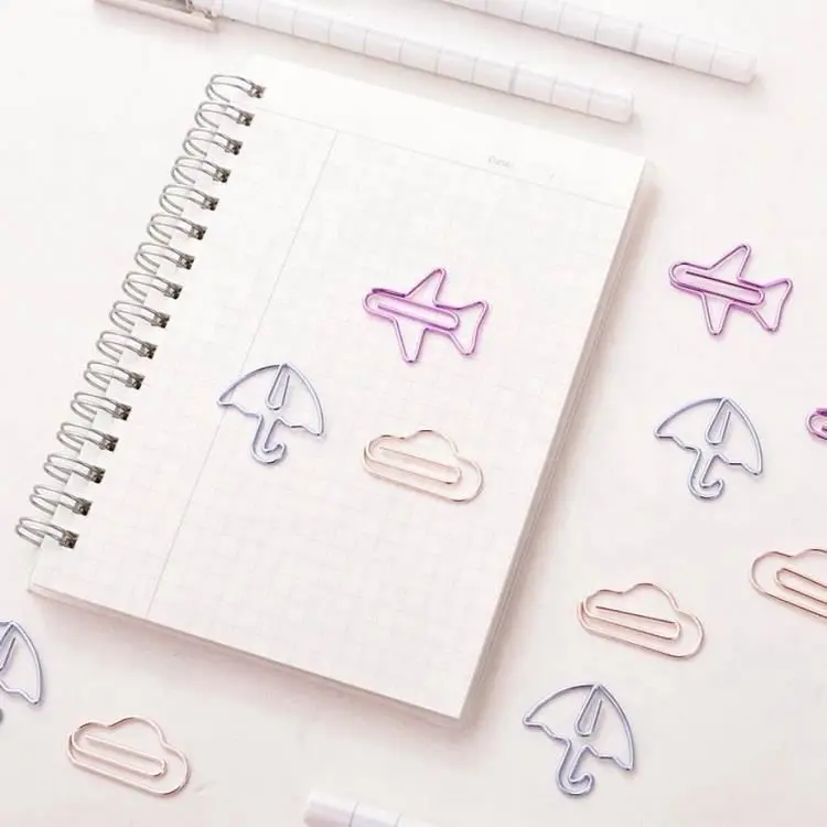 
2021 металлические горячие продажи мулт-цветные металлические маленькие свежие милые Креативные специальные бумажные зажимы 