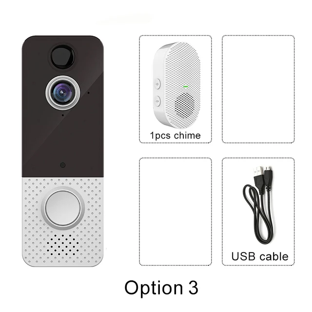New T8 Smart Doorbell Camera IP 1080P Door Bell For Apartments IR Alarm Wireless Security Intercom WIFI Video Doorbell