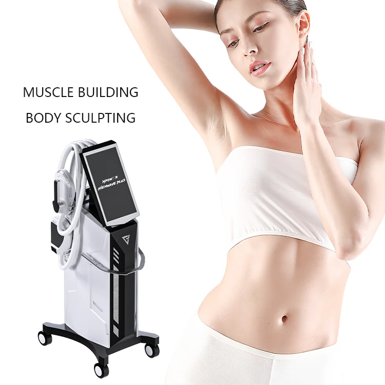 Ems body shaping 4 Handles Teslasculpt HIEMT Muscle Building Fat Burning EMS Body Sculpting Machine
