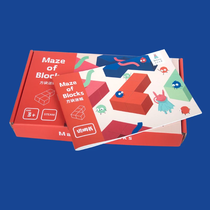 3D Wooden Brain Teaser Puzzles Educational Learning Puzzle for Kids Intelligence Developing Game