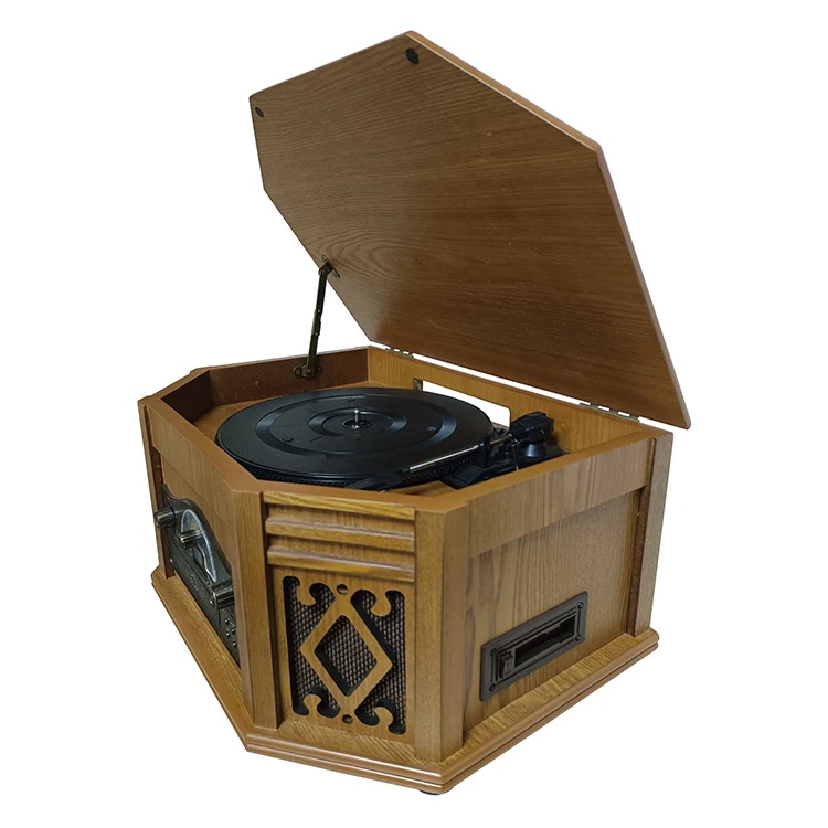 Универсальный двойной AM/FM стерео тюнер радио Многофункциональный автовозврат проигрыватель граммофон CD плеер