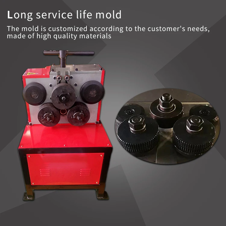 JY-50 Electric Angle Steel Rolling Round Machine 3-roll Pipe Bending Machine OEM/ODM Mechanical Angle Crimping Machine