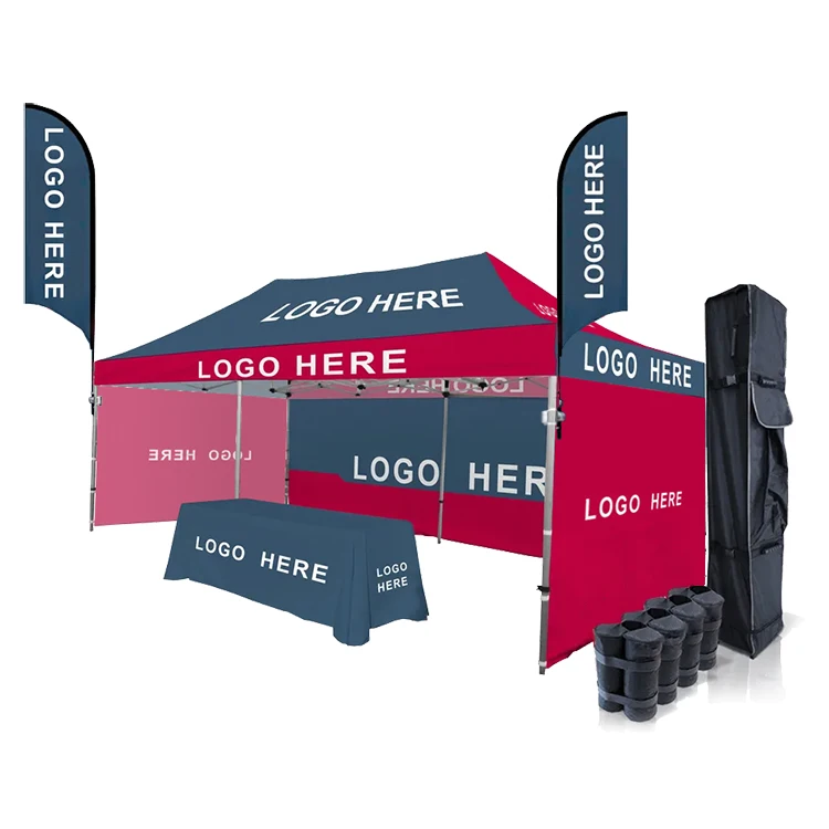 Shanghai Tongjie factory price Trade Show Tent 10x10ft Pop Up Canopy Trade Show Tent Round Canopy Tent