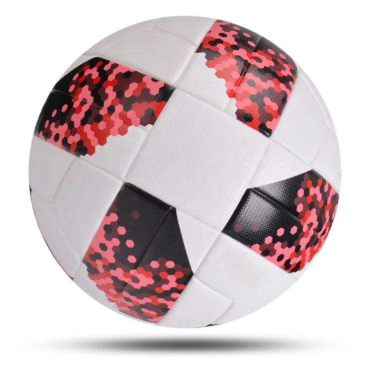 High Quality 2019 Official Size 5 Football PU Slip-resistant Seamless Match Training Soccer Ball