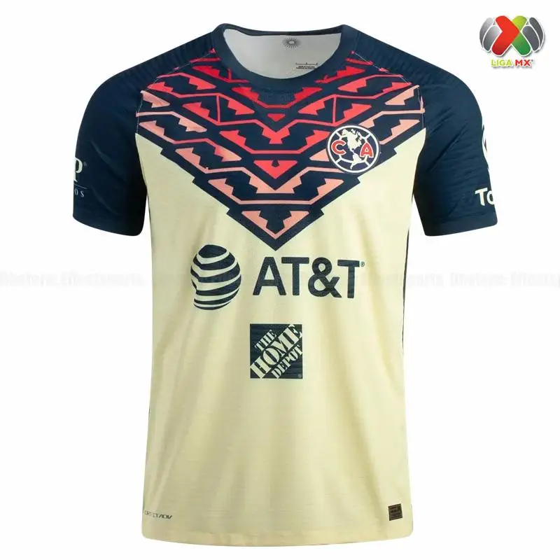 21 22 Club America  Soccer Jerseys 1951 2021 2022 Atlas A21 NAUL Tigres Chivas Guadalajara Xolos Tijuana Cruz Azul