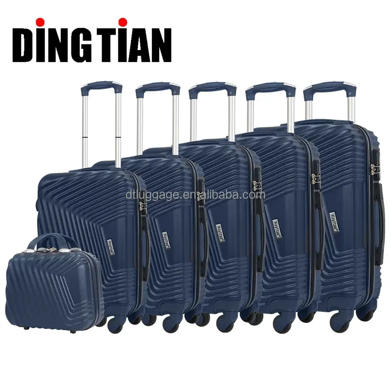 ABS Travel Suitcase Sets Hard Shell Luggage Bags 12 16 18 20 24 28 Inch sets 360 degree trolley suitcase