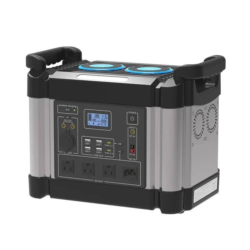 Hot Selling Gas Generator 2000 Camping 500w Big Capacity Charging Portable Power Station