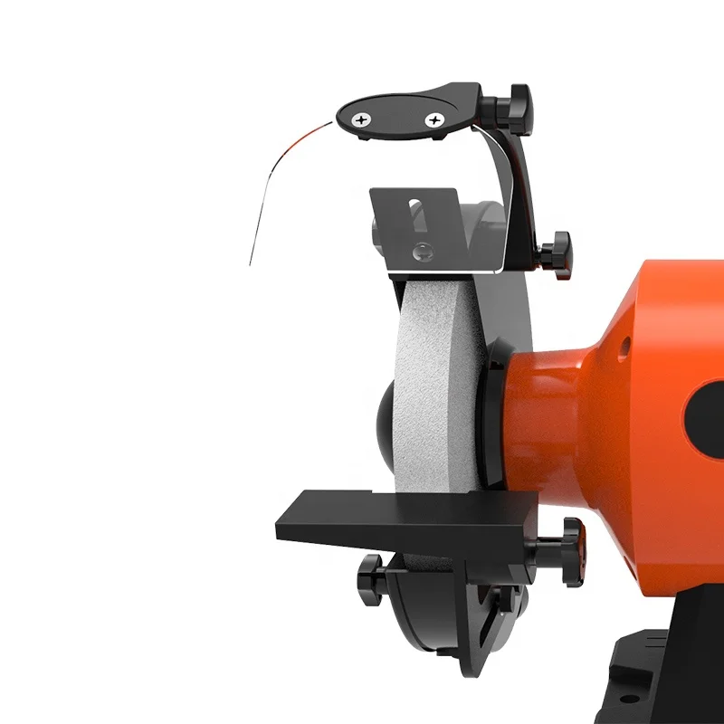 Heavy Duty Low Speed WA Grinding Wheel Stationary Grinder Wood Working Bench Surface Grinder 200mm 700W Electric DIY Cast