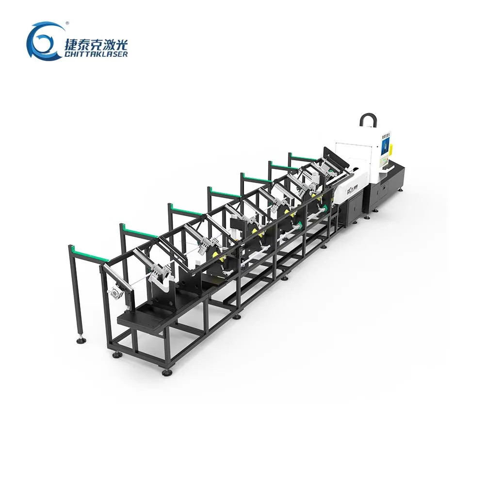 2024 Hot sale CTK-X13 High speed 3D automatic laser pipe cutting machine furniture  industry