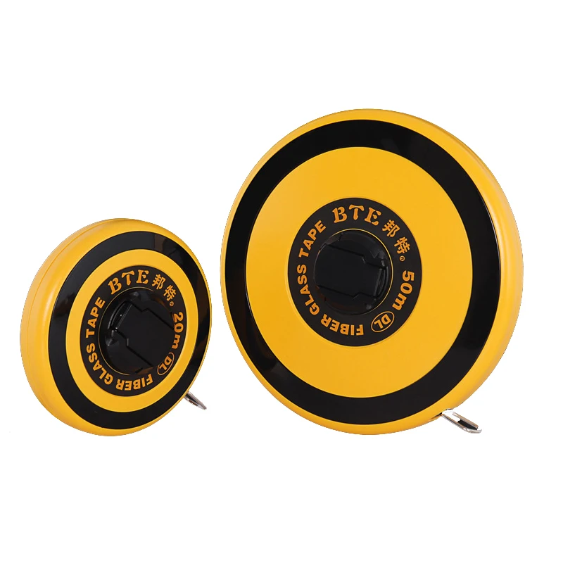 Fiber Long Tape Measure Accurate 20-50m Measuring Metric System with 20m 30m 50m Length Options