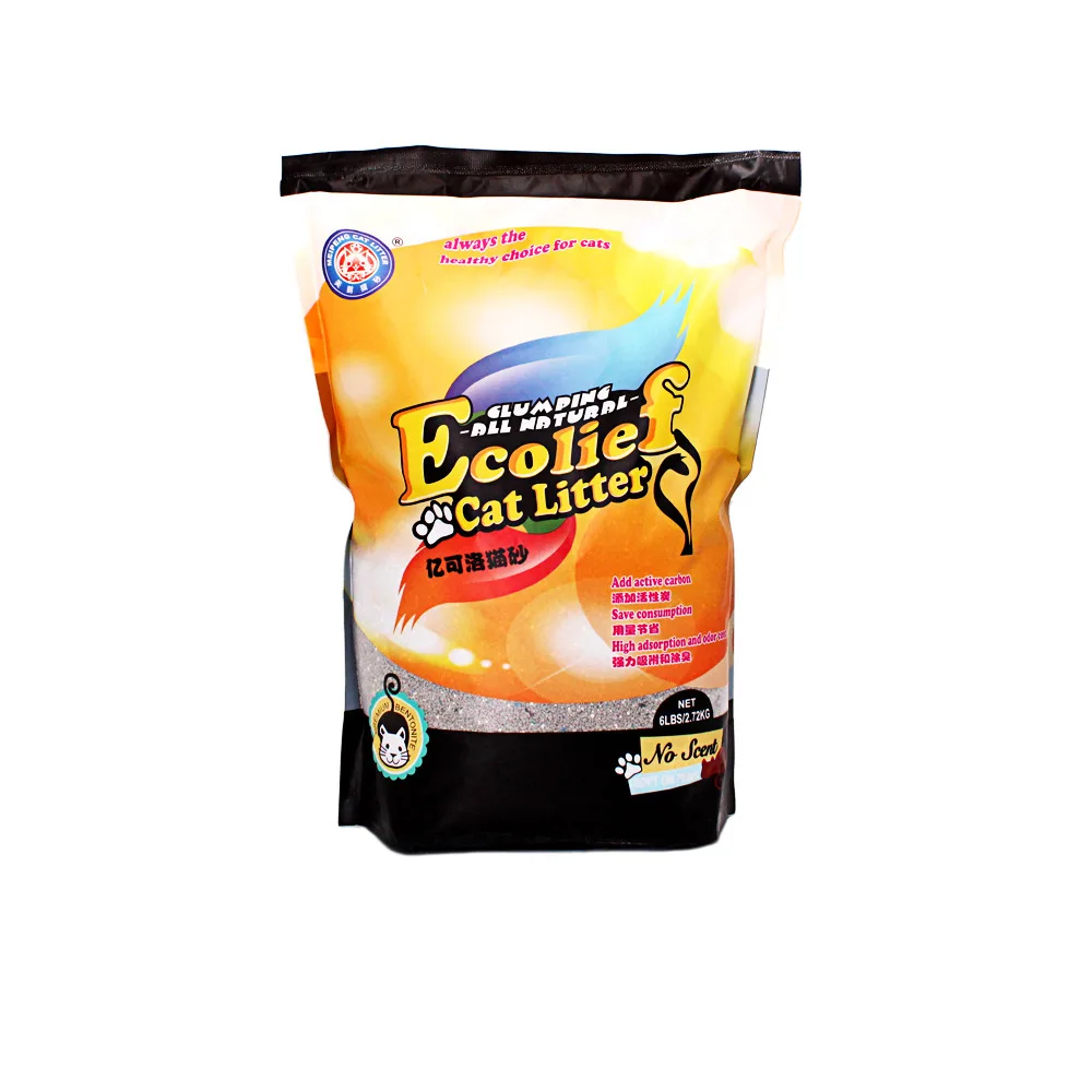 
Bentonite cat litter deodorization cat litter strong adsorption dust free activated carbon cat litter can be customized OEM 