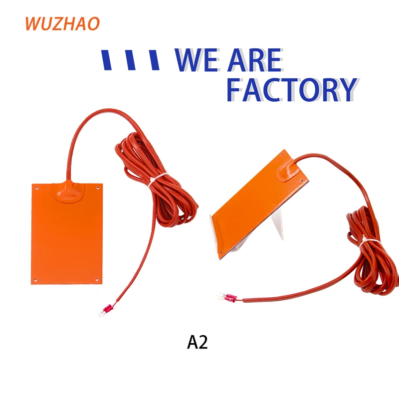 Micc Customized Silicone Heating Pad Electric Silicone Rubber Flexible Hot Plate With Ksd 301 Limiter For Pizza Delivery Bag