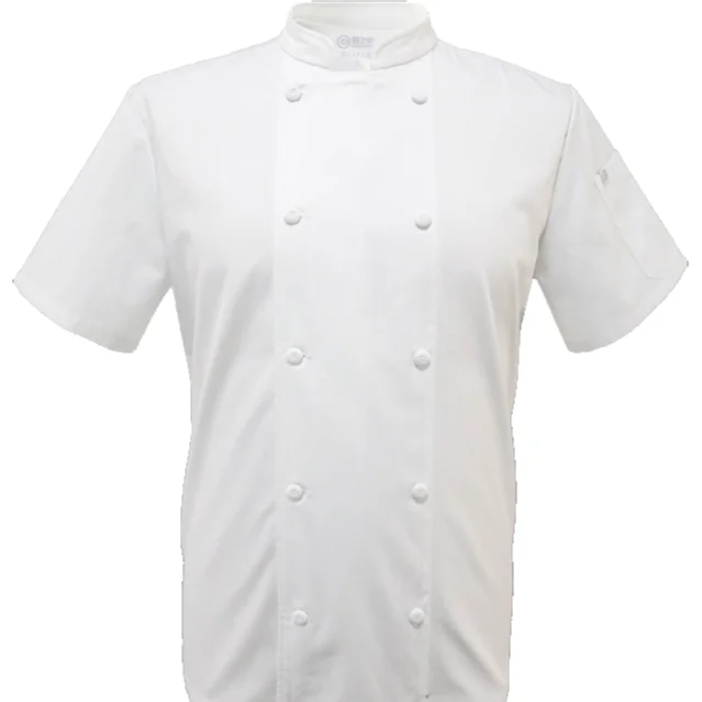 Шахматная двубортная куртка шеф-повара с коротким рукавом и пальто шеф-повара и униформа для гостиниц и ресторанов